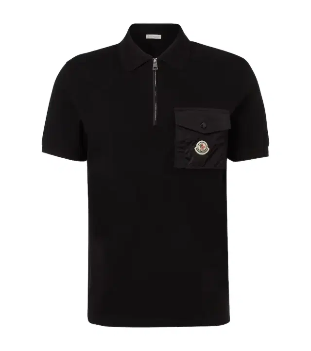 Cotton piqué polo shirt