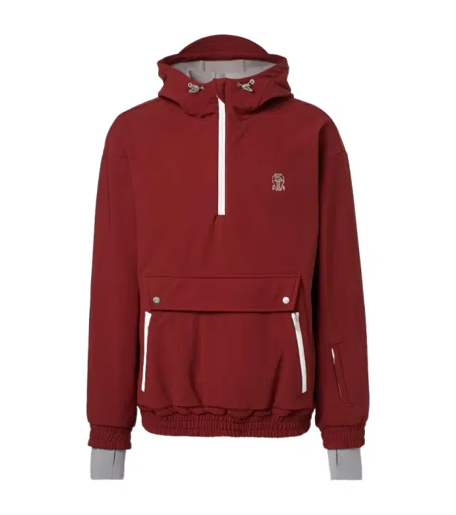 Brunello Cucinelli Half-zip ski jacket