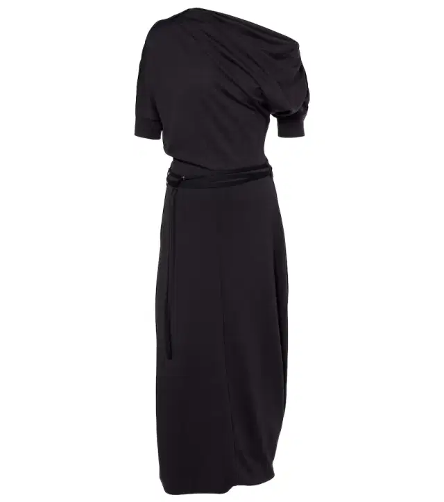 Lemaire Twisted Hem jersey midi dress