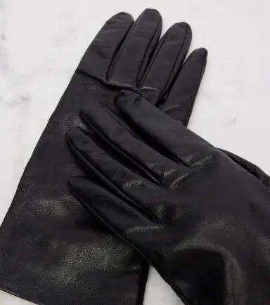 Saint Laurent Cassandre leather gloves | Thumbnail 2