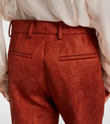 Dries Van Noten Jacquard straight pants | Thumbnail 4
