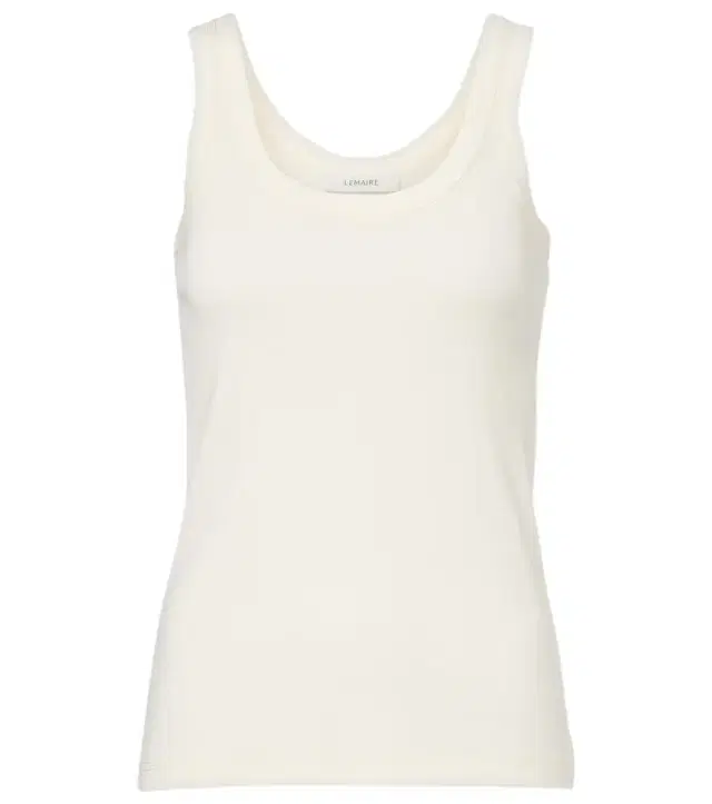 Lemaire Cotton jersey tank top