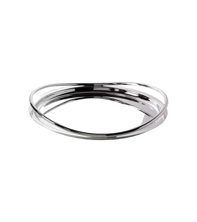 Christofle Vertigo silver-plated tray by Andrée Putman