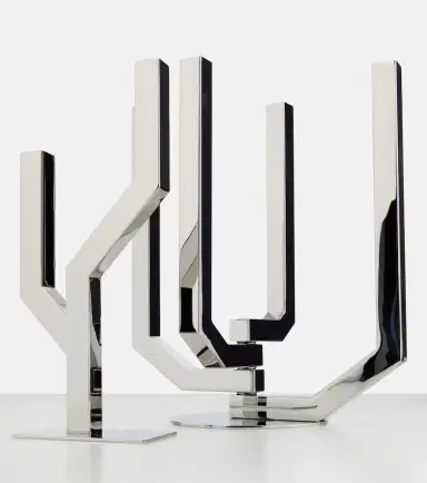 Christofle Arborescence stainless steel candle holder | Thumbnail 2