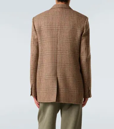 Loewe Prince of Wales check wool blazer | Thumbnail 2