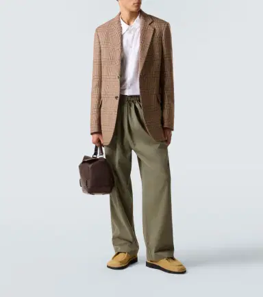 Loewe Prince of Wales check wool blazer | Thumbnail 5