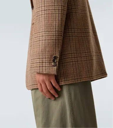 Loewe Prince of Wales check wool blazer | Thumbnail 6