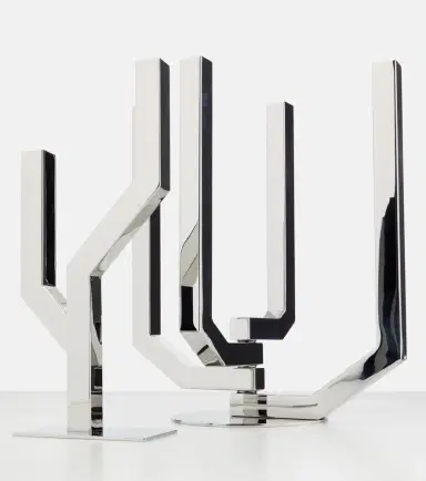 Christofle Arborescence stainless steel candle holder | Thumbnail 2