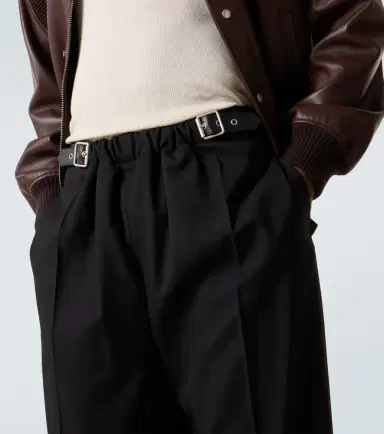 Loewe Belted wool straight pants | Thumbnail 4 Loewe Belted wool straight pants | Thumbnail 4