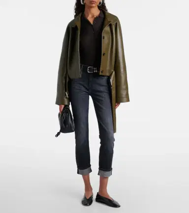 7 For All Mankind Mid-rise cropped skinny jeans | Thumbnail 2