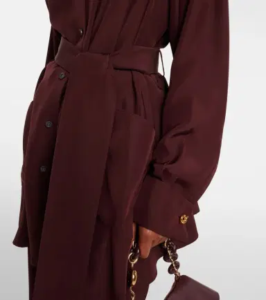 Loewe Belted silk blouse | Thumbnail 3