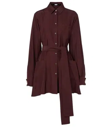 Loewe Belted silk blouse | Thumbnail 1