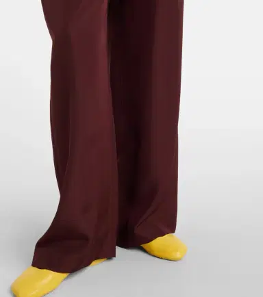 Loewe Pleated silk straight pants | Thumbnail 4 Loewe Pleated silk straight pants | Thumbnail 4
