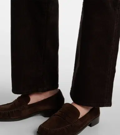 7 For All Mankind Calie Straight cotton-blend cordury flared pants | Thumbnail 4