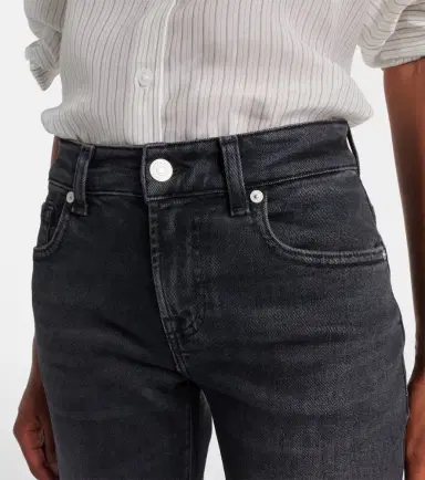 7 For All Mankind Calie Straight cropped mid-rise straight jeans | Thumbnail 2