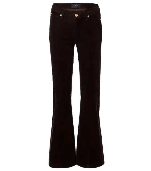 7 For All Mankind Twisted Dojo Tailorless corduroy flared pants