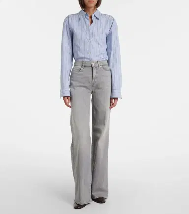 7 For All Mankind Lotta high-rise wide-leg jeans | Thumbnail 7 7 For All Mankind Lotta high-rise wide-leg jeans | Thumbnail 7