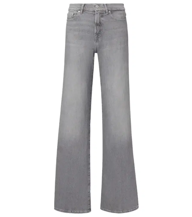 7 For All Mankind Lotta high-rise wide-leg jeans