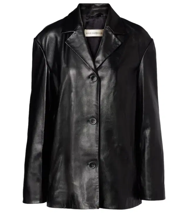 Nour Hammour Opus leather blazer