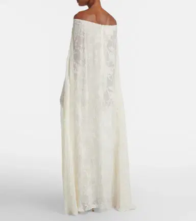 Rodarte Floral satin jacquard maxi skirt | Thumbnail 2