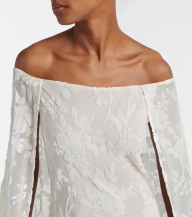 Rodarte Floral satin jacquard maxi skirt | Thumbnail 5