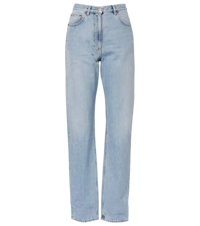 Valentino Mid-rise wide-leg jeans