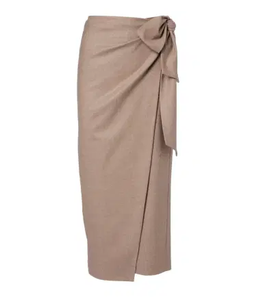 Max Mara Bingo cashmere-blend wrap skirt | Thumbnail 1