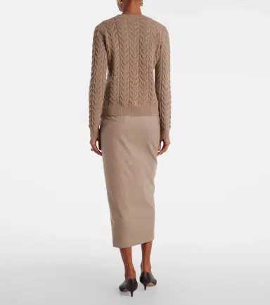 Max Mara Aramis cable-knit cashmere sweater | Thumbnail 2