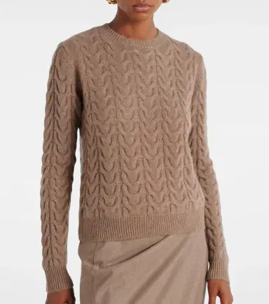 Max Mara Aramis cable-knit cashmere sweater | Thumbnail 3