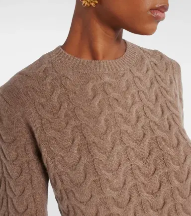 Max Mara Aramis cable-knit cashmere sweater | Thumbnail 4