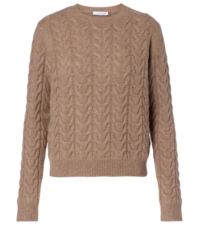 Max Mara Aramis cable-knit cashmere sweater