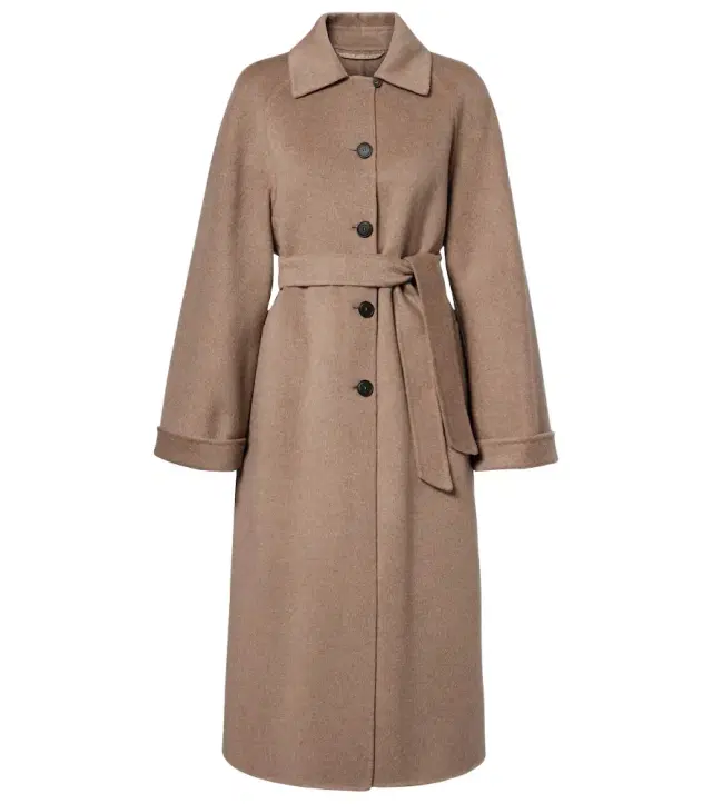 Max Mara Centro belted cashmere coat