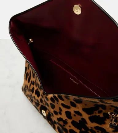 Saint Laurent Cassandre calf hair shoulder bag | Thumbnail 4 Saint Laurent Cassandre calf hair shoulder bag | Thumbnail 4