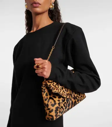 Saint Laurent Cassandre calf hair shoulder bag | Thumbnail 5 Saint Laurent Cassandre calf hair shoulder bag | Thumbnail 5