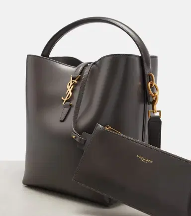Saint Laurent Le 37 Cassandre leather bucket bag | Thumbnail 2 Saint Laurent Le 37 Cassandre leather bucket bag | Thumbnail 2