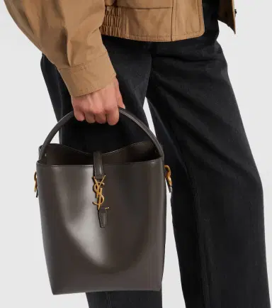 Saint Laurent Le 37 Cassandre leather bucket bag | Thumbnail 6 Saint Laurent Le 37 Cassandre leather bucket bag | Thumbnail 6