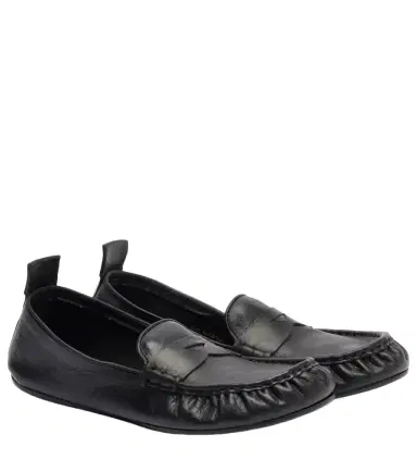 Acne Studios Leather penny loafers | Thumbnail 1 Acne Studios Leather penny loafers | Thumbnail 1