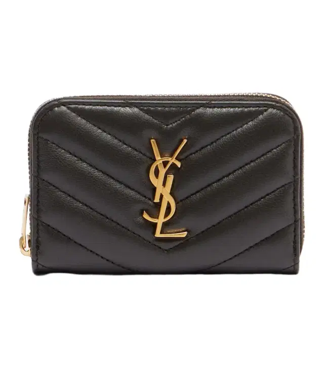 Saint Laurent Cassandre quilted leather card case