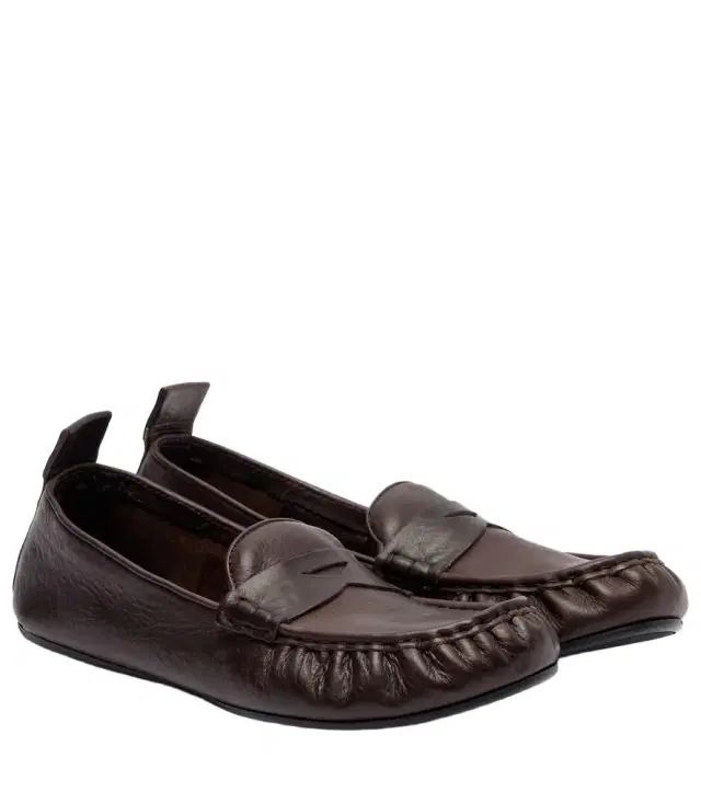 Acne Studios Leather penny loafers