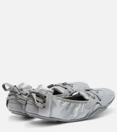 Acne Studios Bilaria satin sneakers | Thumbnail 4