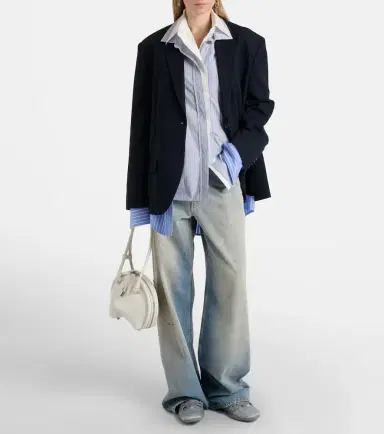 Acne Studios Bilaria satin sneakers | Thumbnail 5