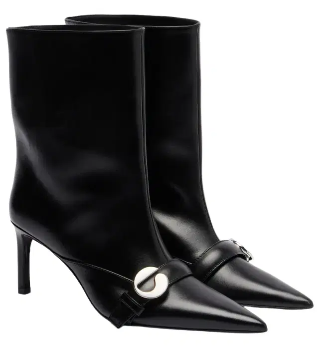 Coperni Logo leather ankle boots