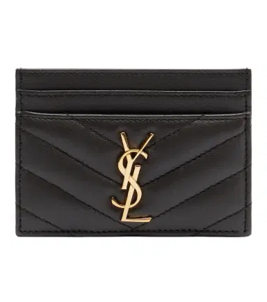 Saint Laurent Cassandre matelassé leather card holder | Thumbnail 1 Saint Laurent Cassandre matelassé leather card holder | Thumbnail 1