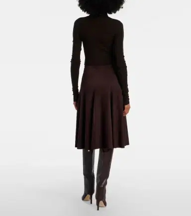 STOULS Suede midi skirt | Thumbnail 3 STOULS Suede midi skirt | Thumbnail 3