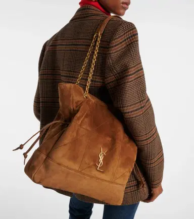 Saint Laurent Jamie Shopping suede tote bag | Thumbnail 6 Saint Laurent Jamie Shopping suede tote bag | Thumbnail 6