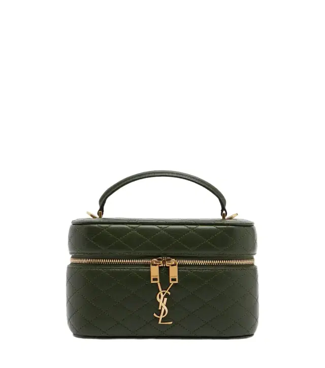 Gaby leather vanity bag