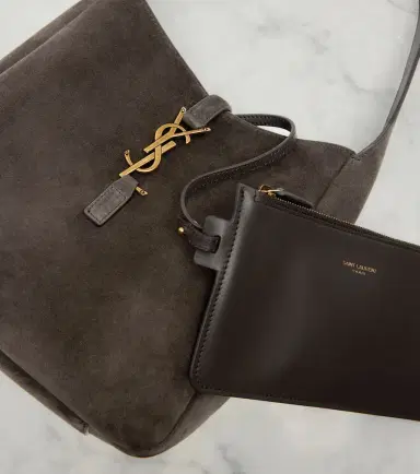 Saint Laurent Le 5 à 7 Supple Small suede shoulder bag | Thumbnail 3