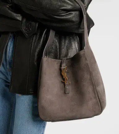 Saint Laurent Le 5 à 7 Supple Small suede shoulder bag | Thumbnail 4