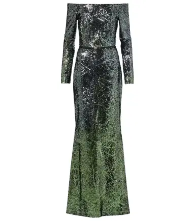 Elie Saab Ombré sequined silk-blend gown | Thumbnail 1
