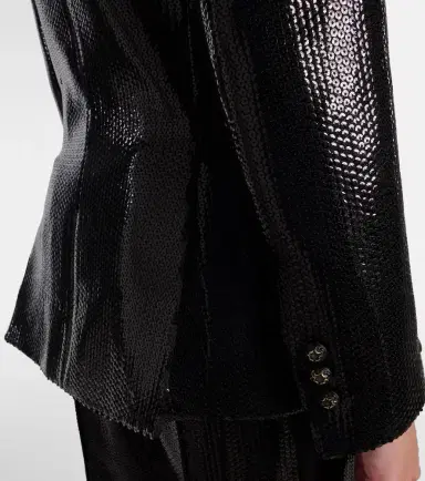 Elie Saab Sequined satin blazer | Thumbnail 5